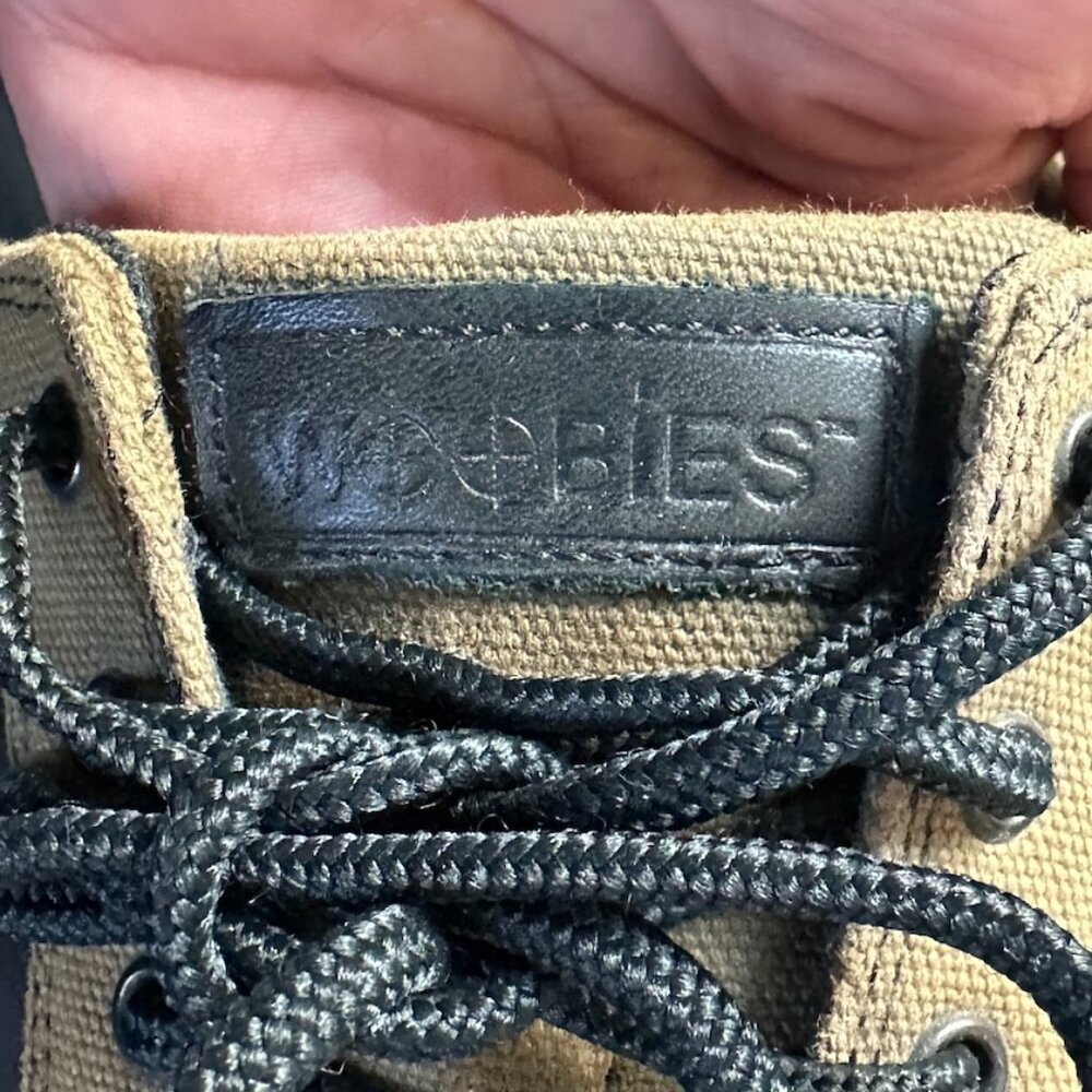 Woobies Tactical Mod-1 Camo Sahara Canvas Shoes Sneaker Low Top M 11.5 / W 13 - Picture 10 of 12